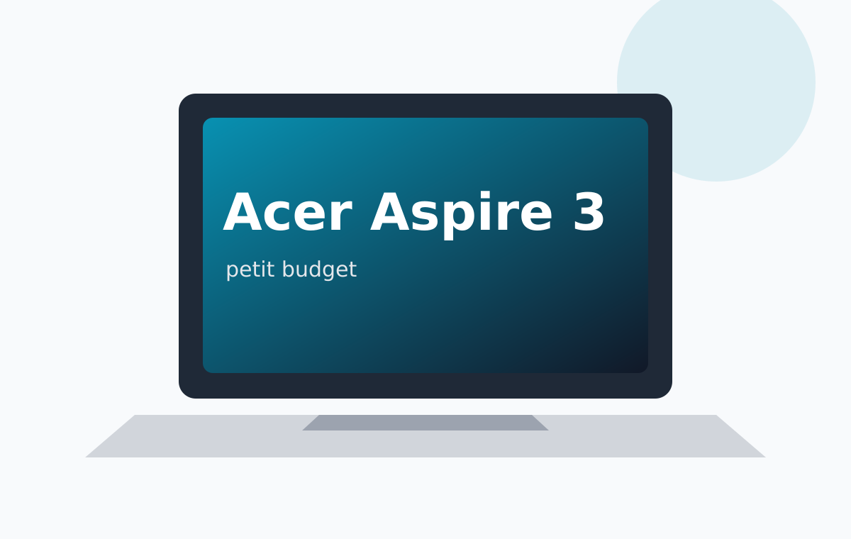 Acer Aspire 3 product illustration