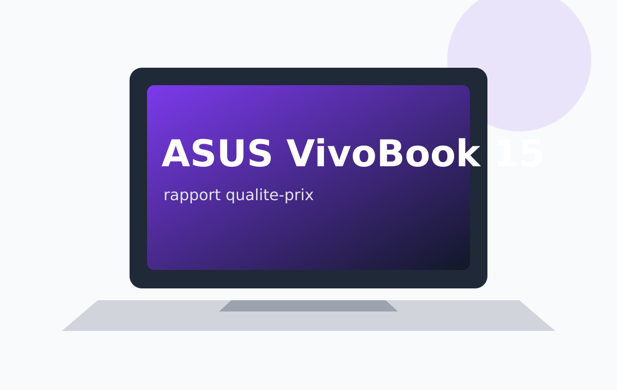ASUS VivoBook 15 product illustration
