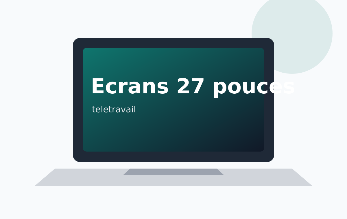 Ecrans 27 pouces product illustration